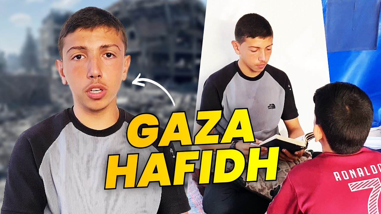 BEAUTIFUL Recitation by GAZA Qur'an Teacher Amidst Hardship