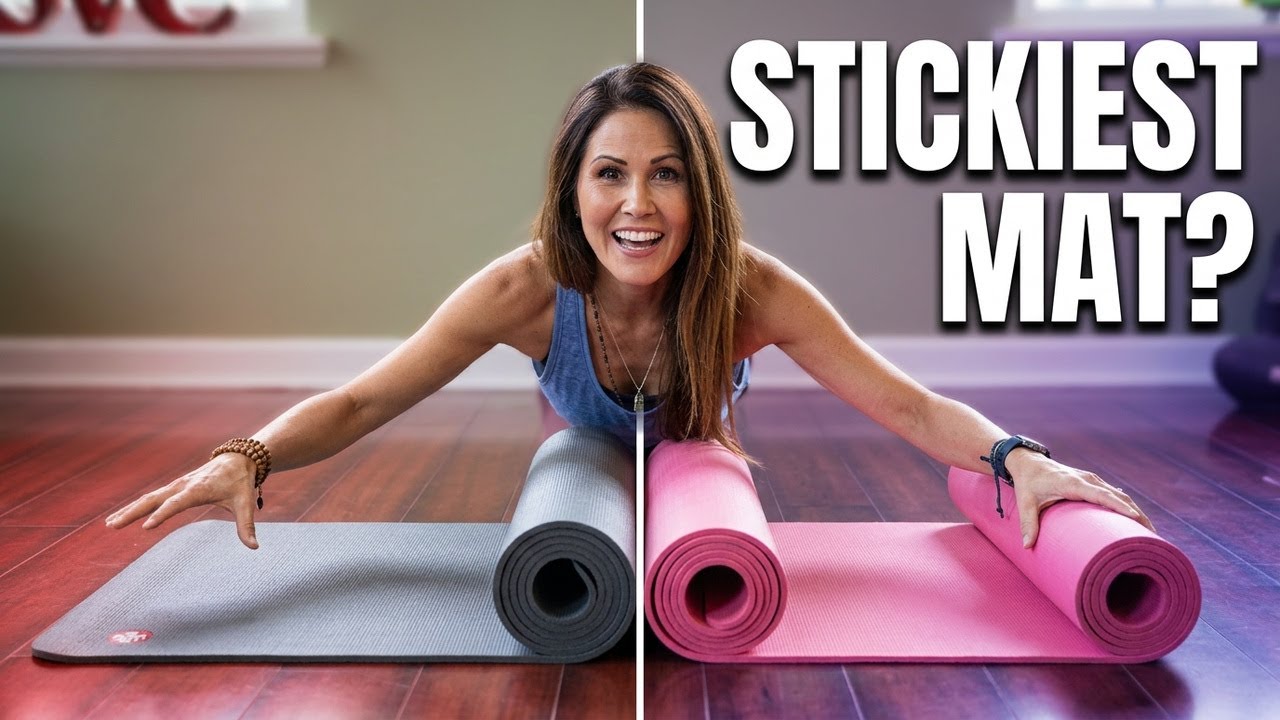 WHAT IS THE STICKIEST YOGA MAT?  Manduka vs Lululemon