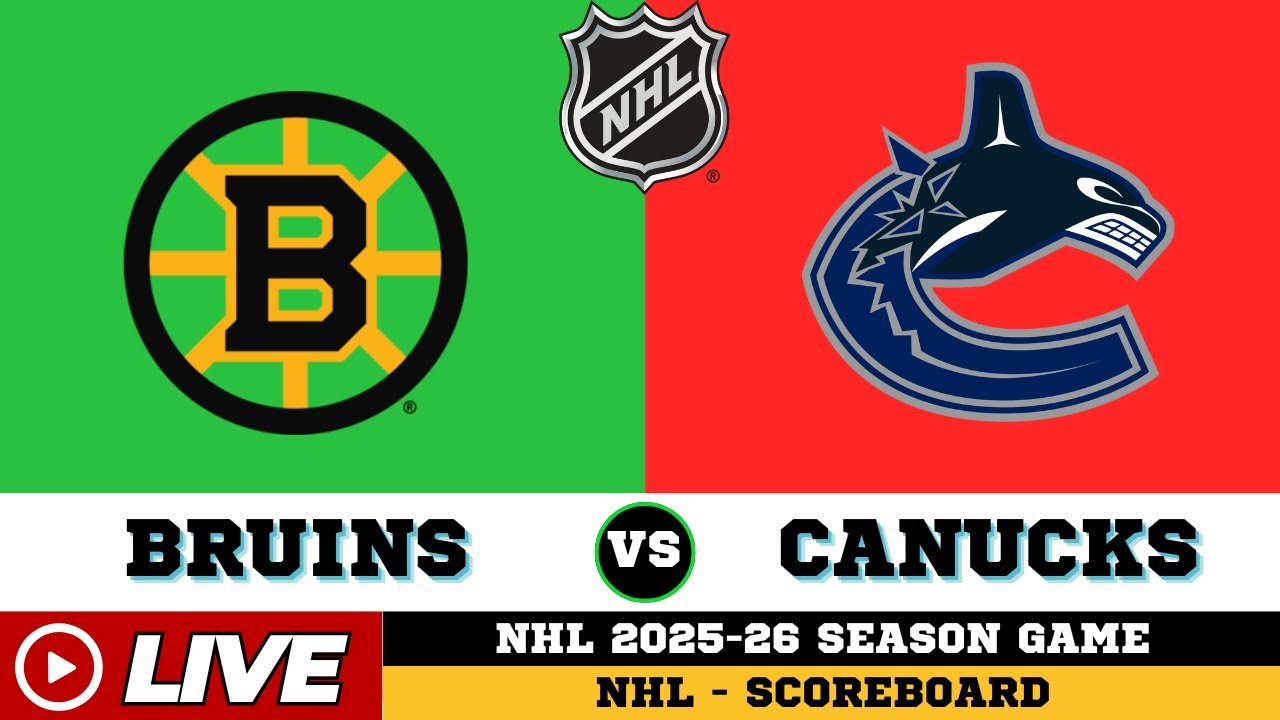🔴LIVE : Boston Bruins Vs Vancouver Canucks | NHL 2026 | NHL Live SCOREBOARD | Jan 4 2026
