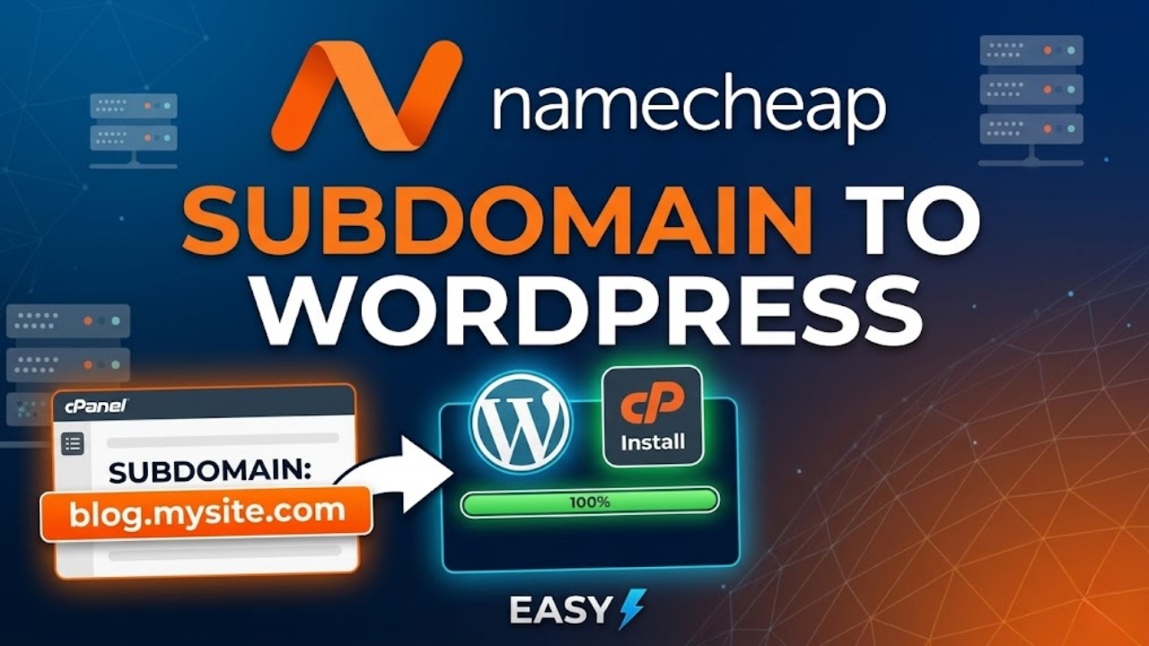How To Create Subdomain And Install Wordpress in Namecheap | Step-by-Step Tutorial