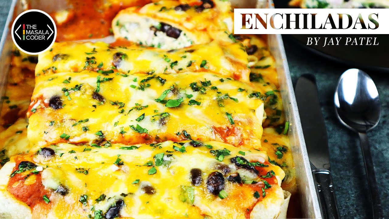 Enchiladas Recipe | Spinach Cheese Enchiladas | How to Make Enchiladas | Mexican Food | Jay Patel