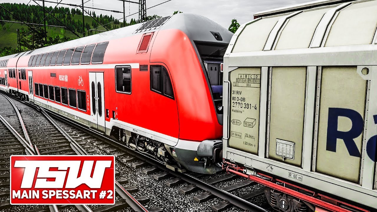 TSW: Main Spessart Bahn #2: Die Regionalexpress-Lieferung mit Güterwagen | TRAIN SIM WORLD