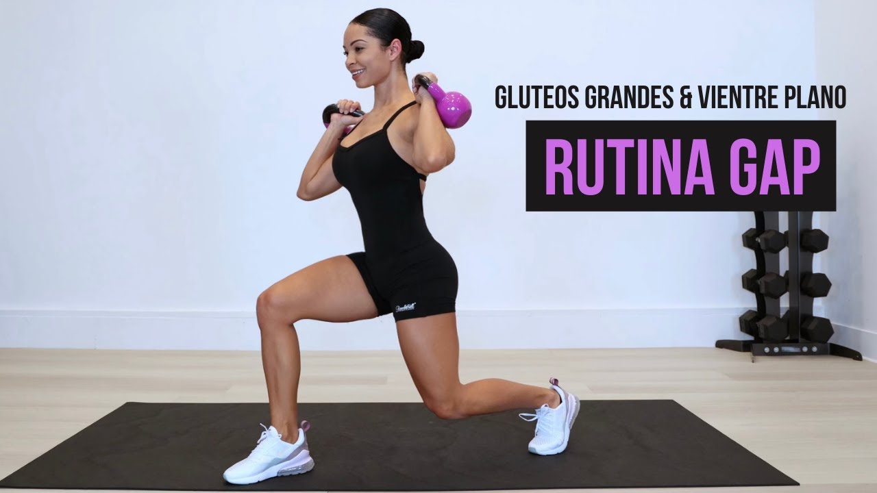 Ejercicios para Aumentar glúteos y Aplanar abdomen | RUTINA GAP | RETO día # 10