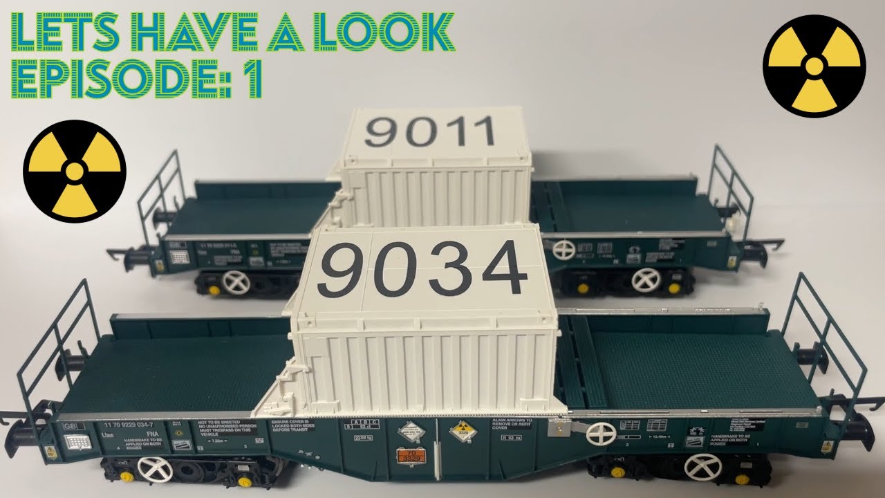 Lets Have A Look | Accurascale FNA-D Nuclear Flask Carriers | OO Gauge