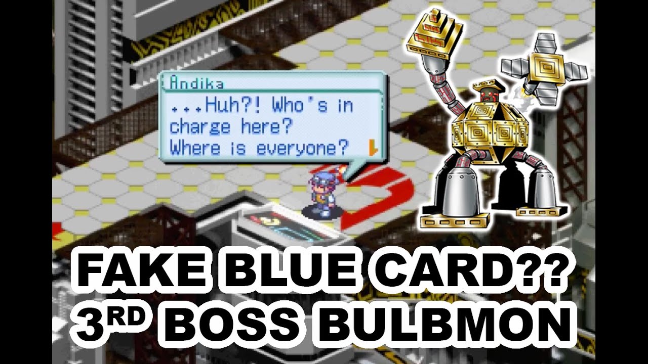 FAKE BLUE CARD?? & 3rd BOSS 'BULBMON' (PART 8) - DIGIMON WORLD 2003 / DIGIMON WORLD 3 (PS1)