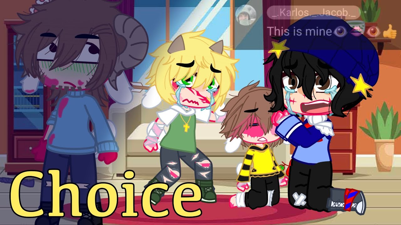 [Choice][Glmv][MCYT][Past.Tubbo,Dream,Quackity,Schlatt][Tw.Pink blood]