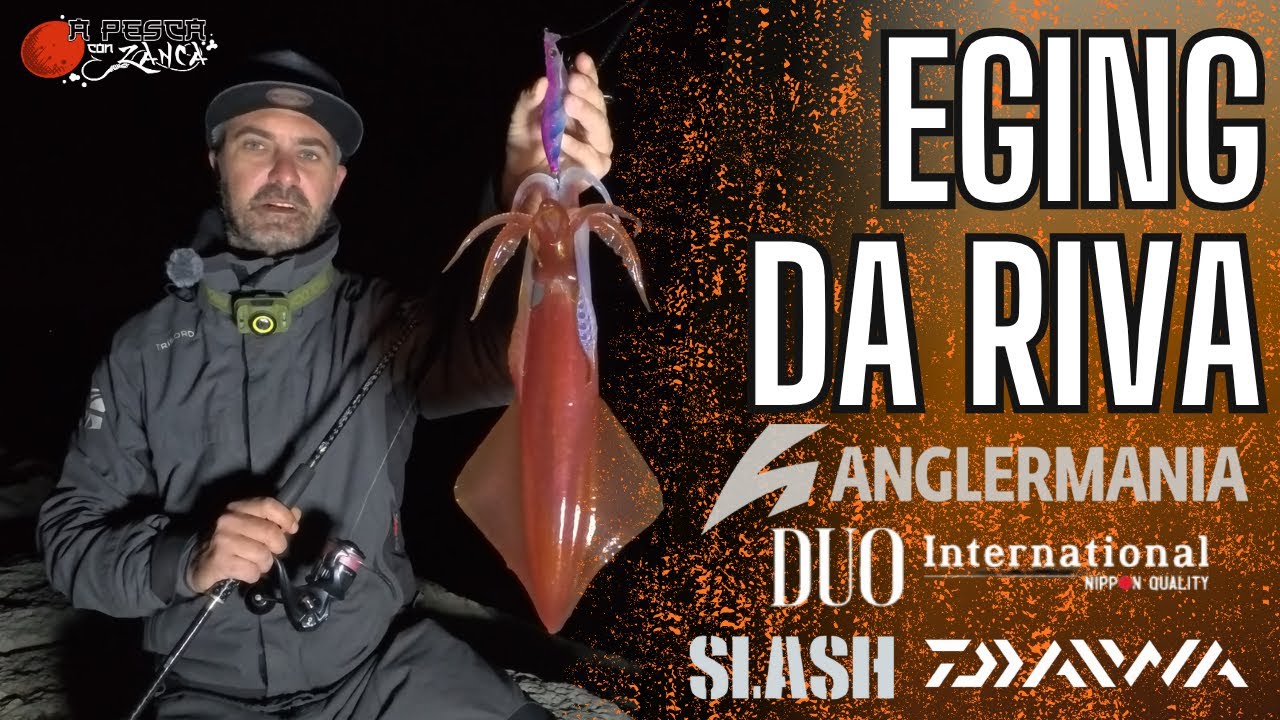 EGING DA RIVA  Nuova stagione di pesca a eging alla ricerca dei calamari #anglermania #daiwaitaly