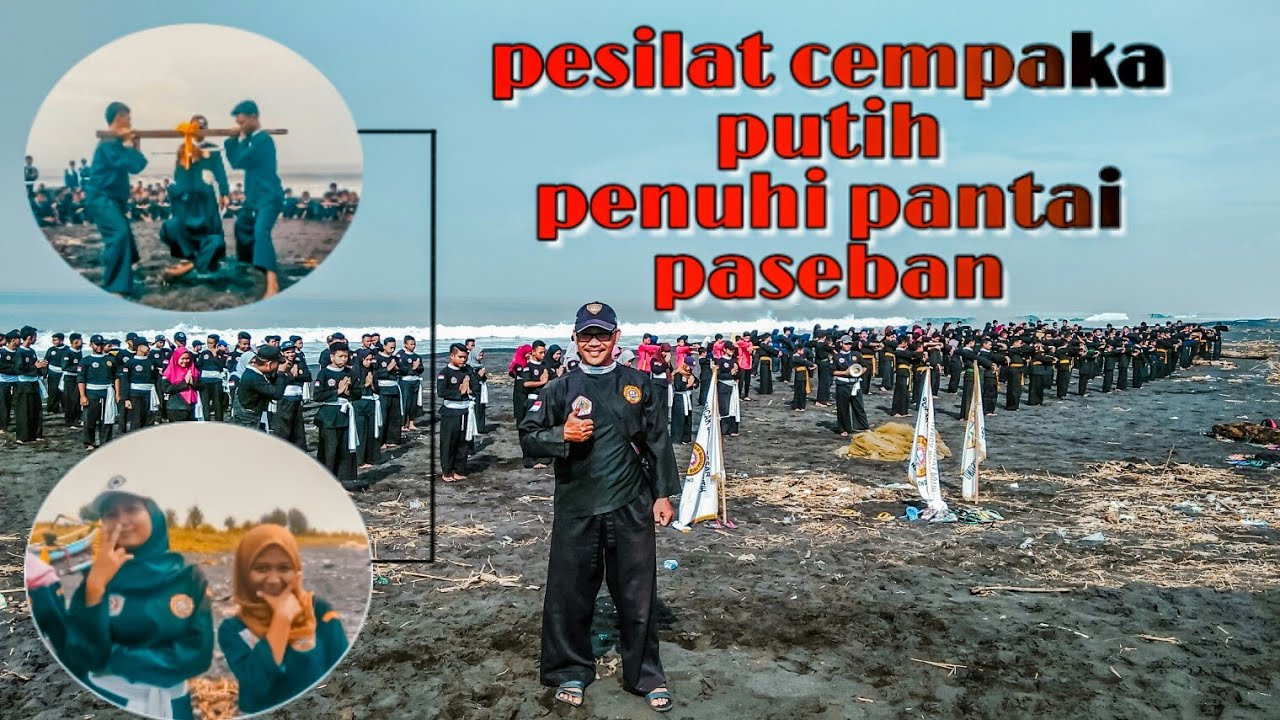 latian bersama pscp jember di pantai paseban