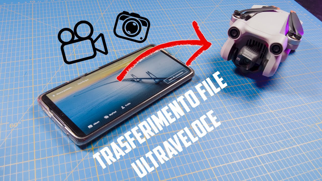 DJI MINI 3 PRO - Come trasferire VIDEO velocemente sul tuo SMARTPHONE