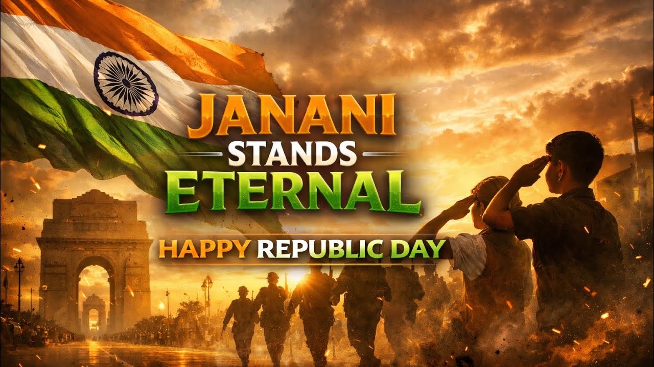 HAPPY REPUBLIC DAY | JANANI STANDS ETERNAL | Epic Indian Patriotic Song