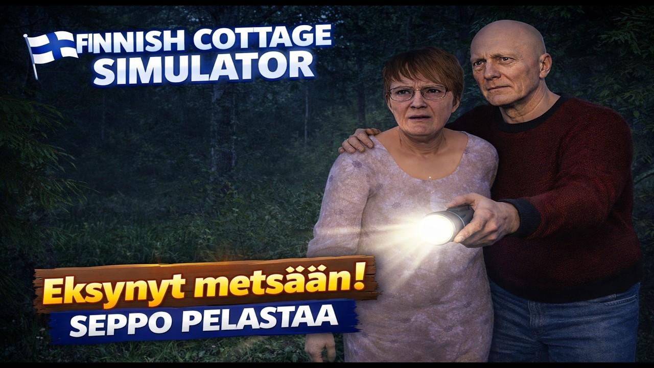 MARJATTA EKSYI METSÄÄN! // Finnish Cottage Simulator #50