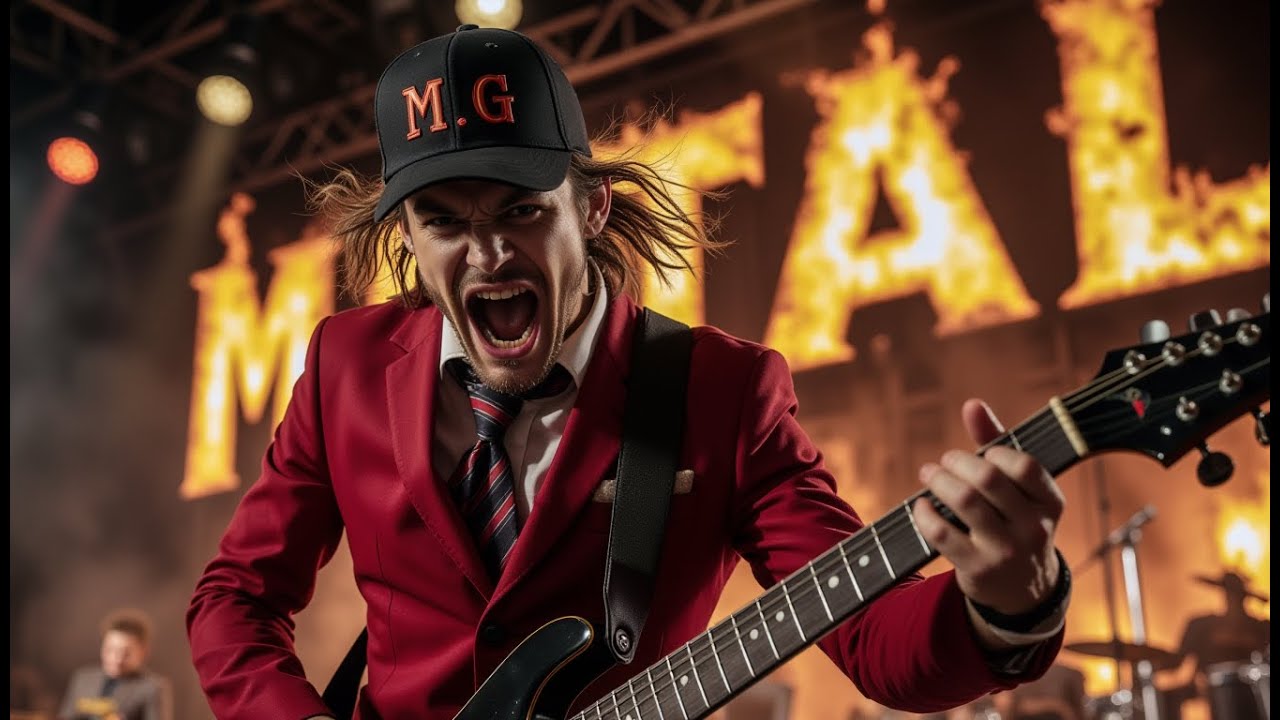 Heavy Metal Music - Arena Rock 🎸⚡  High-Energy Rock - Midnight On Fire