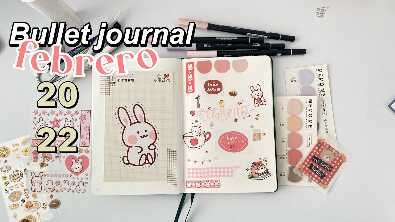 BULLET JOURNAL FEBRERO 2022 💗