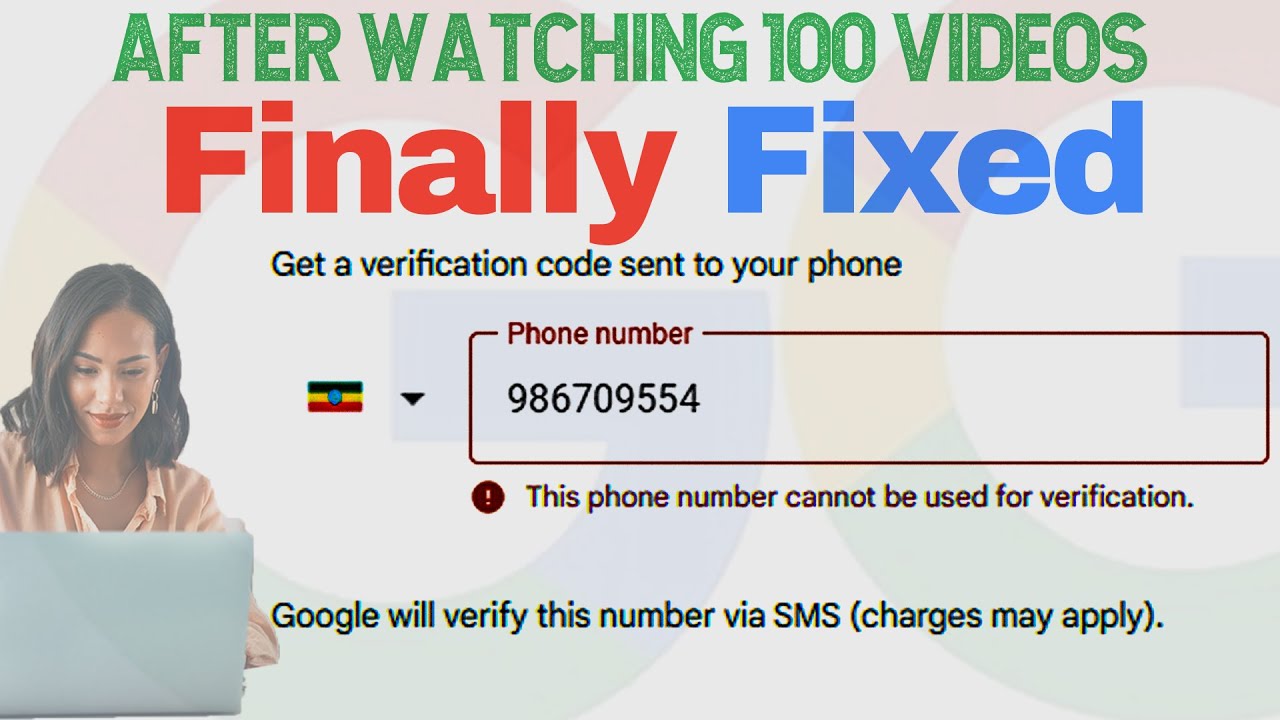 This phone number cannot be used for verification in Gmail