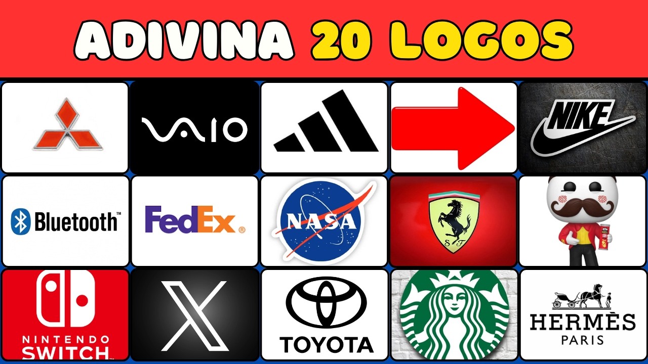 ¿Puedes Adivinar el LOGOTIPO? 😱 Solo el 1% Llega al NIVEL LEGENDARIO (Versión Extrema)