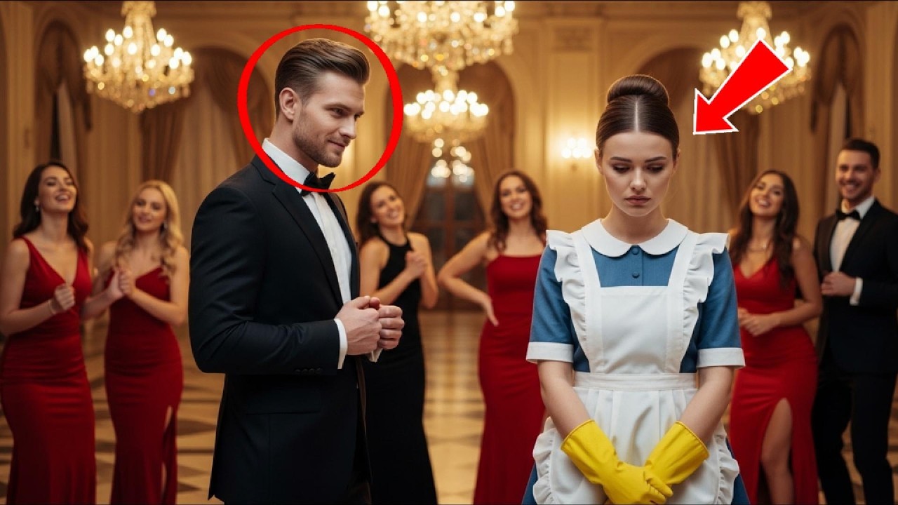 „Zatańcz walca, a posprzątam!” — śmiał się milioner… lecz sprzątaczka zabłysła