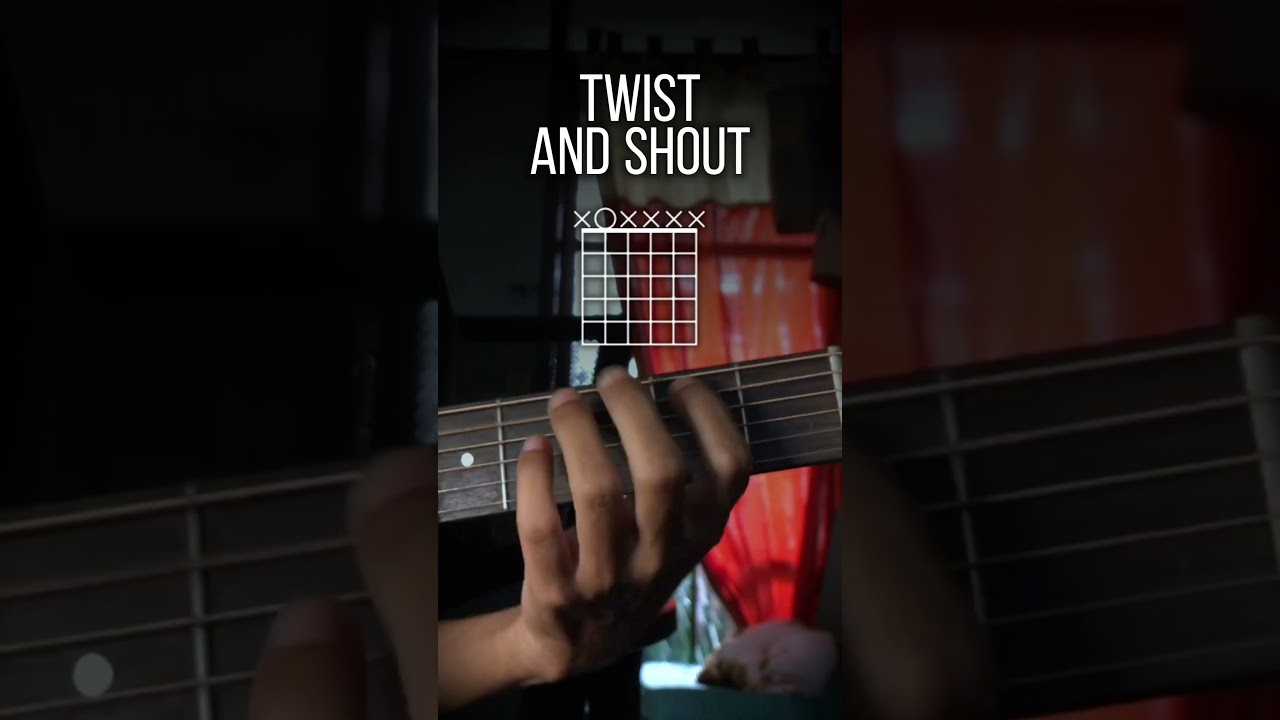 The Beatles - Twist and Shout (Acoustic Guitar Chords) 