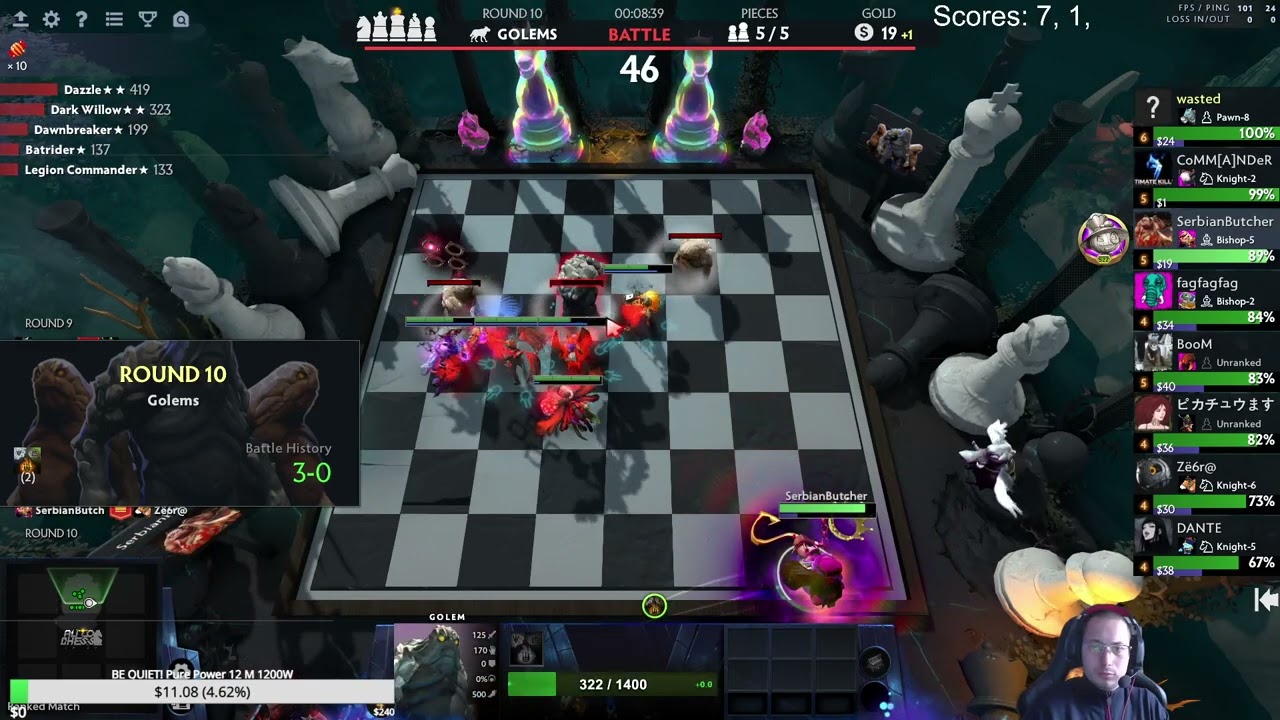 6 Knights with Drenei! Dota Auto Chess! Season 30!