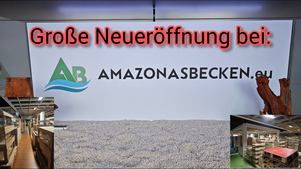 Amazonasbecken.eu - große Neueröffnung eines einzigartigen Aquarium Handels