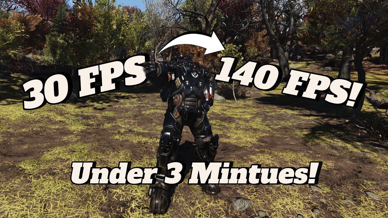 How to increase FPS in Fallout 76 in 3 minutes!