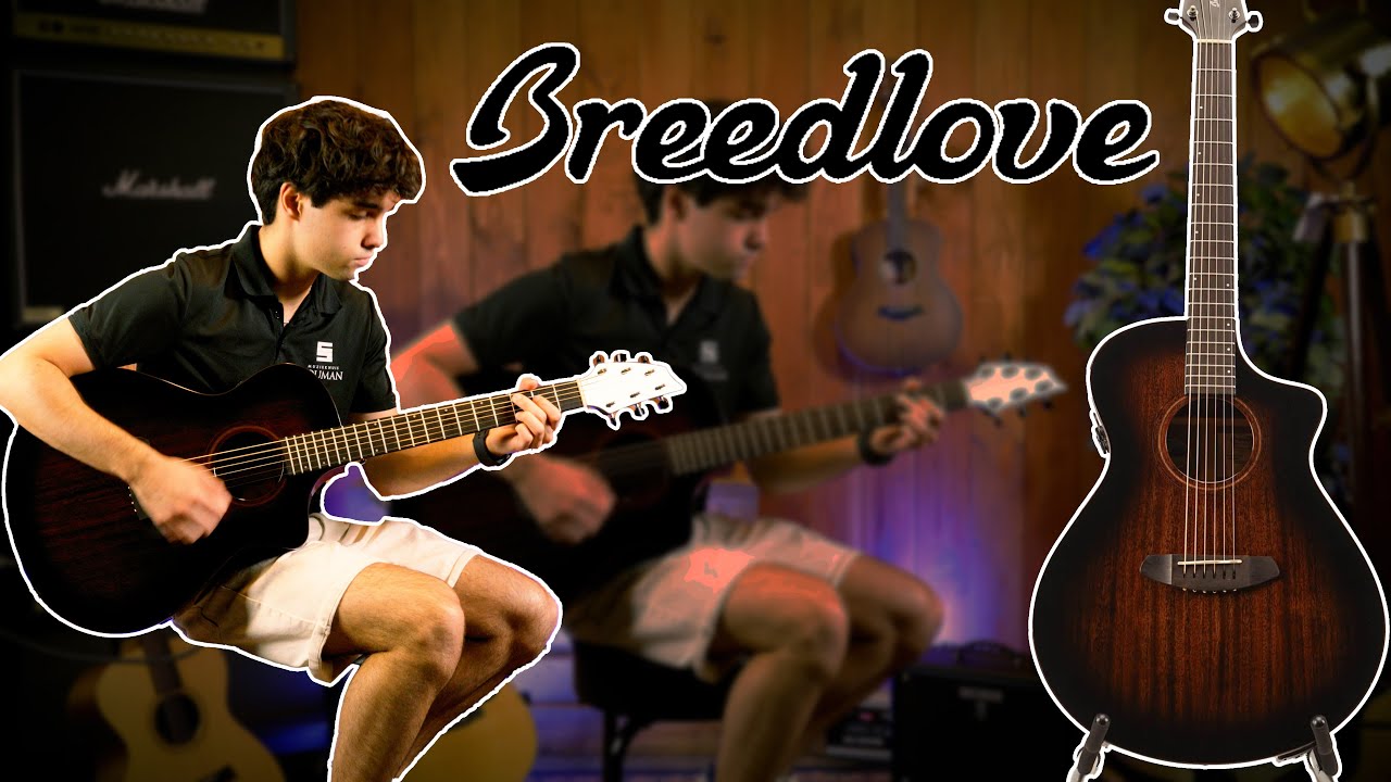 Breedlove Wildwood Concert Suede CE Случай ДЕМО | Суман Музыка