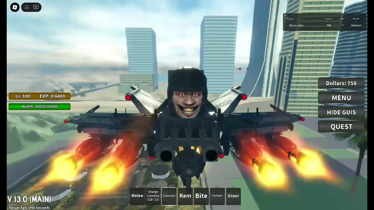 Obliterator showcase (im back) #skibiditoilet #roblox #skibidiuniverse