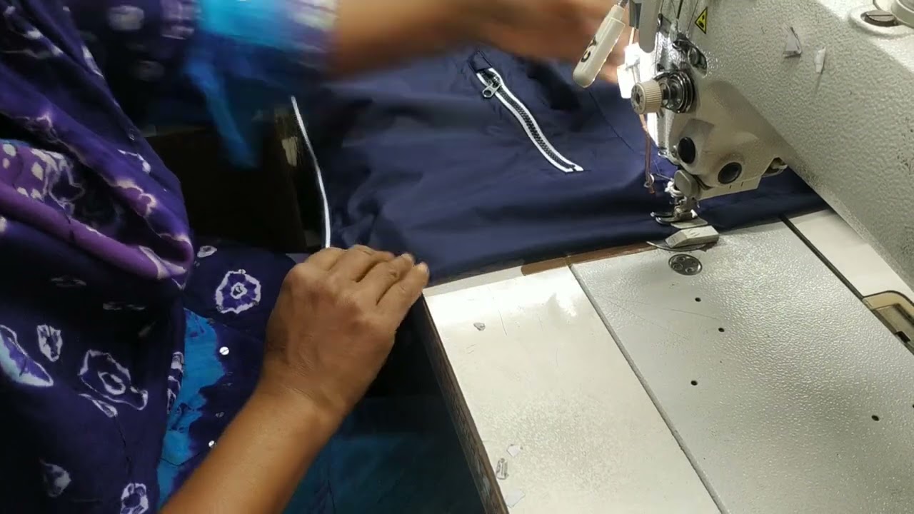 How to Bottom hem _woven jacket