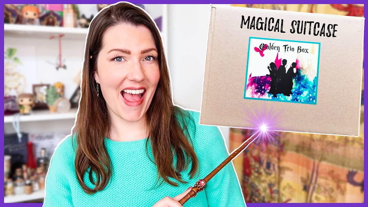 Unboxing MAGICAL SUITCASE: Harry Potter GOLDEN TRIO Box (April 2020)