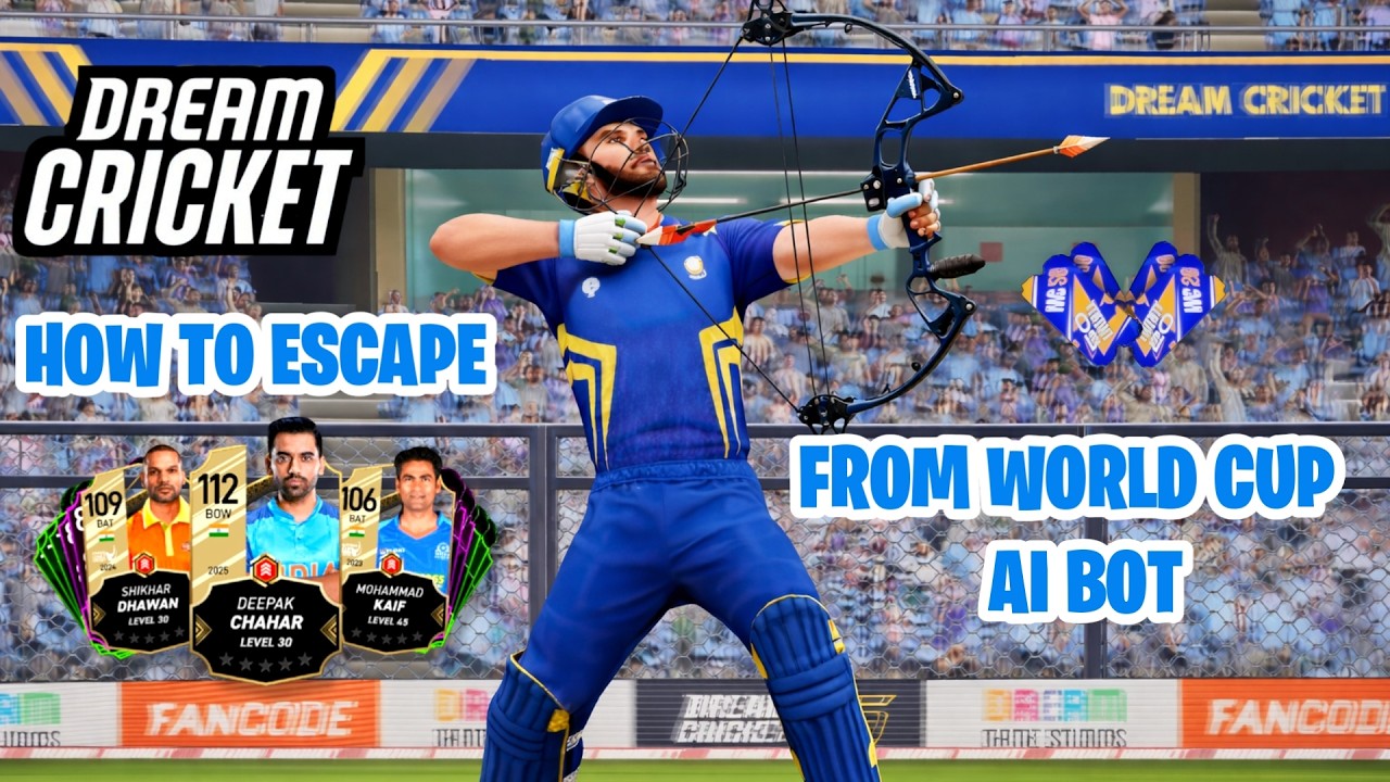 How To Earn Tickets Easily In Dream Cricket ! Easy Win Against Ai ! Simple Method
