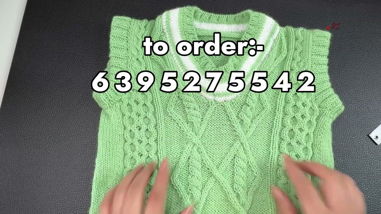 Knitting Boys Sweater with full measurement|| very Elegant and easy way to make boys sweater