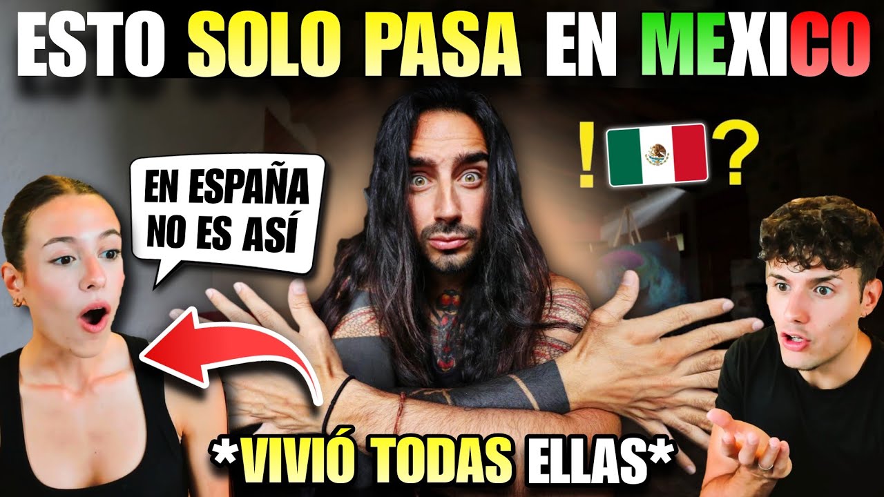 ESPAÑOLA REACCIONA a 22 LOCURAS que SÓLO PASAN en MÉXICO 🇲🇽*quedó IMPRESIONADA*