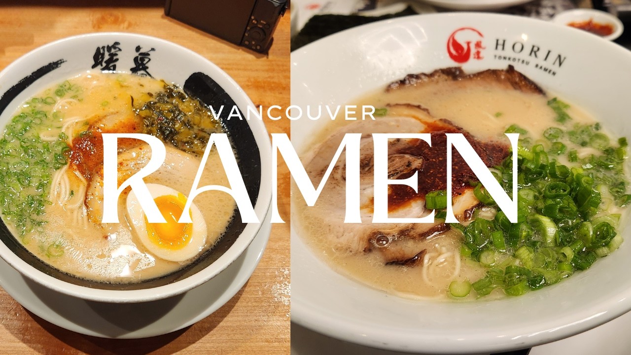 Trying Ramen in Vancouver 🍜