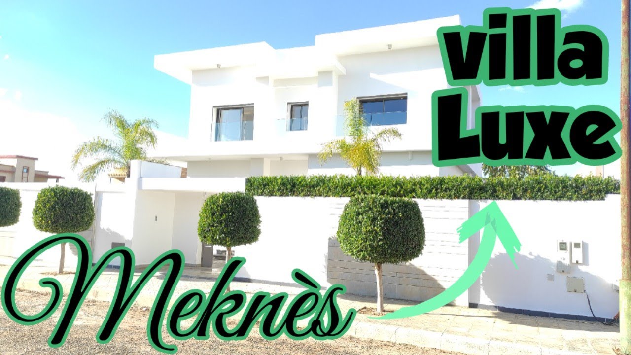 الفخامة يا ناس🤩السكن المكناسي بالقمة💯 ✨#فيلا_مكناس للبيع✨ موقع إستراتيجي طريق الرباط بثمن مناسب🏡