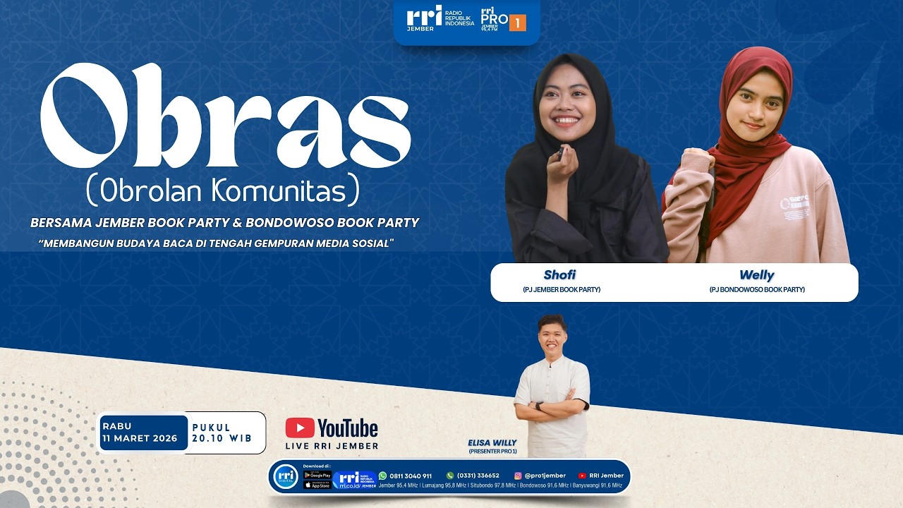 OBRAS | MEMBANGUN BUDAYA BACA DI TENGAH GEMPURAN MEDIA SOSIAL