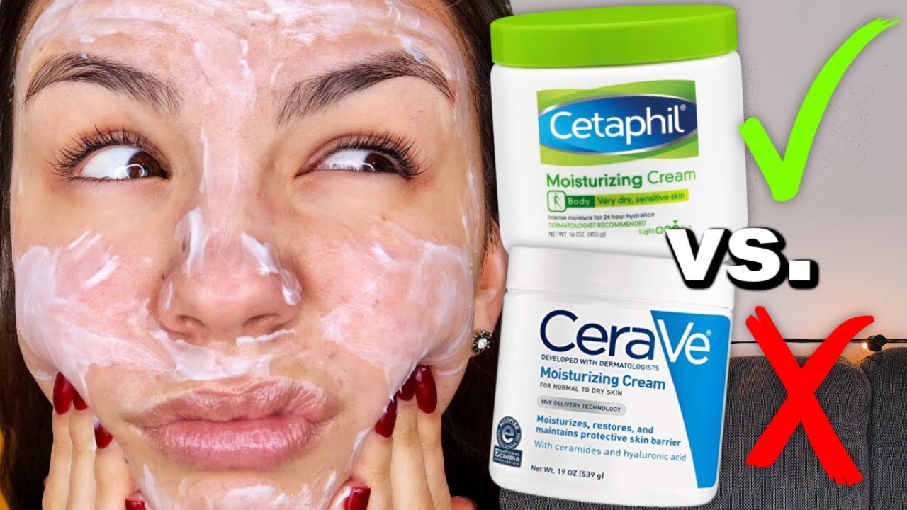CETAPHIL OR CERAVE? Cerave Moisturizing Cream vs. Cetaphil Moisturizing Cream