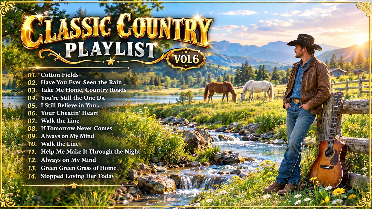 Golden Classic Country Song Timeless 60s 70s 80s - Take Me Home Country Roads, Every Breath You Take