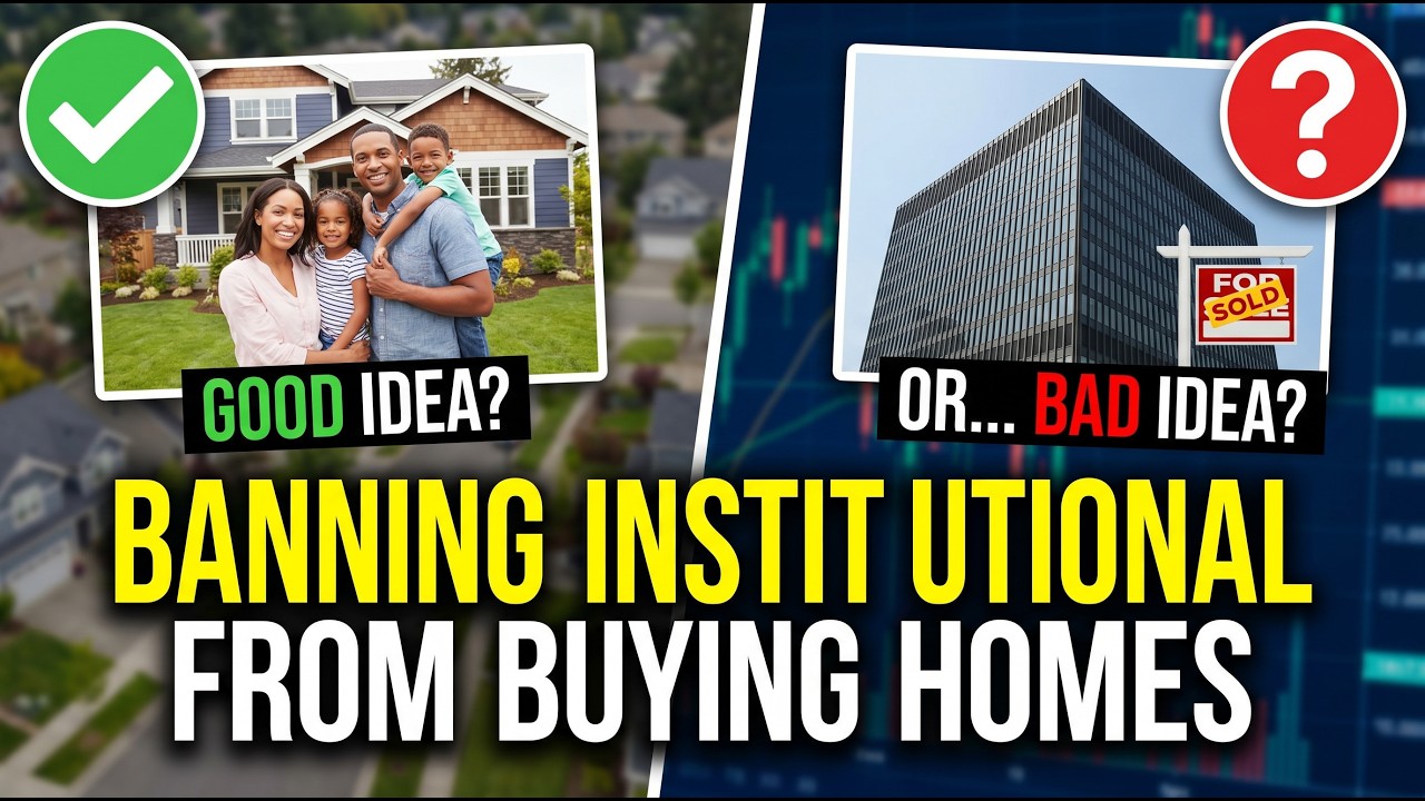 Banned Institutional Investors from Buying Homes? | Good Or... Bad Idea?