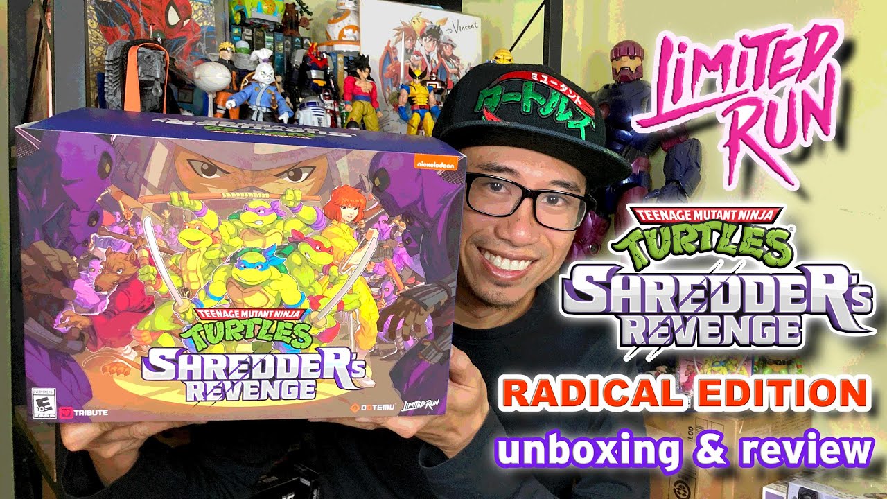 Limited Run Teenage Mutant Ninja Turtles Shredder’s Revenge Radical Edition PS4 Unboxing and Review!