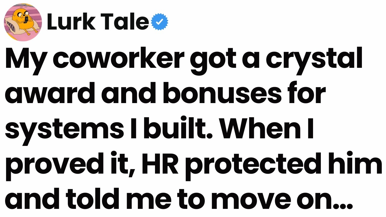 I confronted my coworker about taking credit for my work. HR already knew.
