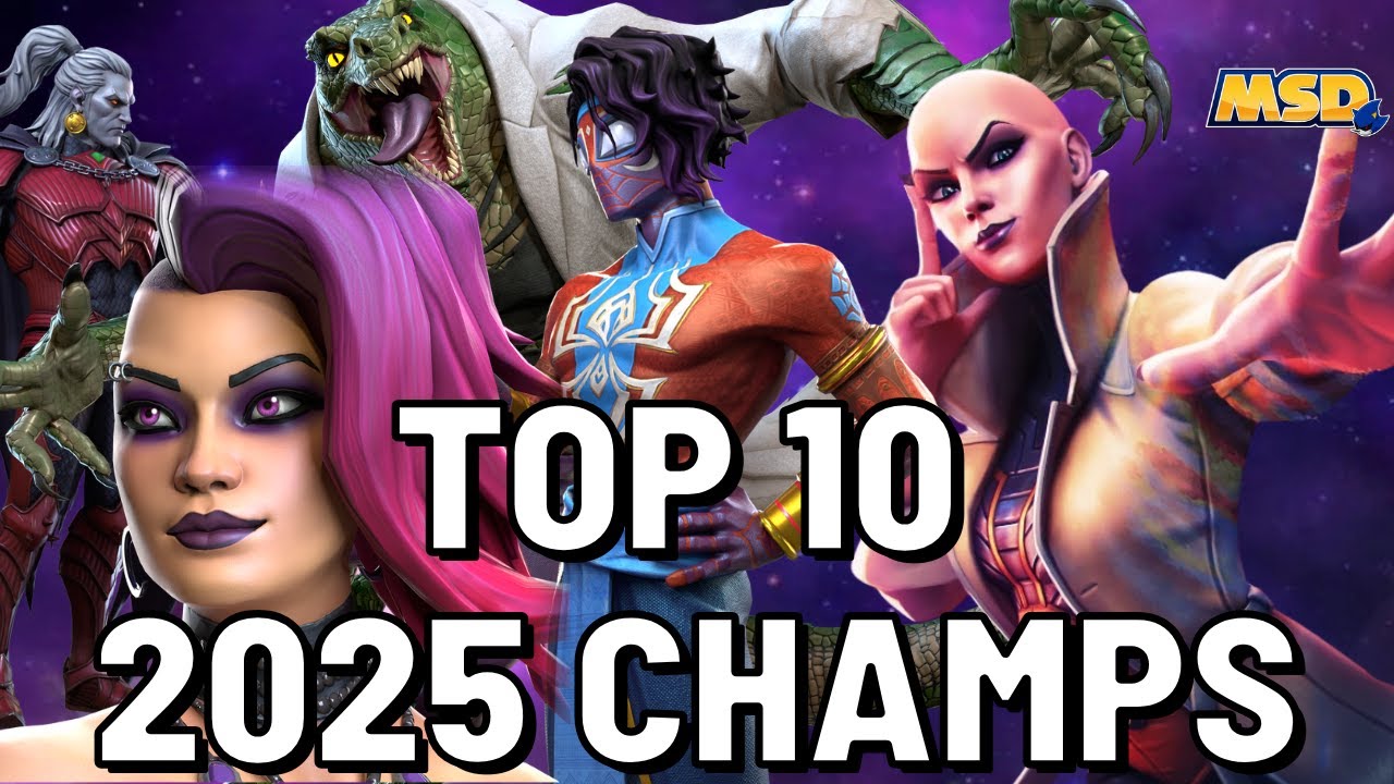 Топ-10 чемпионов, выпущенных в 2025 году | Marvel Contest of Champions