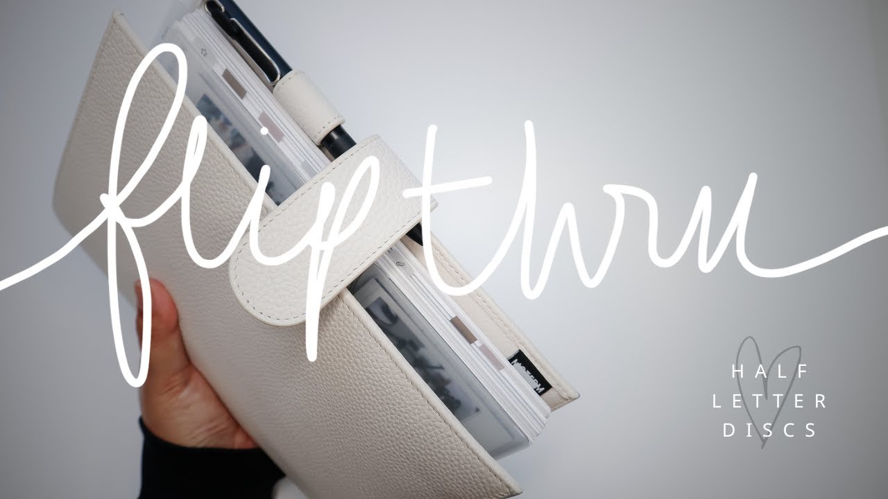 How I Set Up My Half Letter Discs Planner // plus the reasons I made the switch from personal size