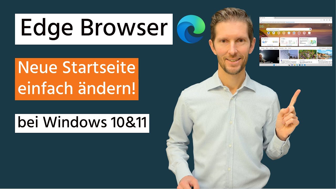 Neue Startseite beim Edge-Browser ganz einfach ändern (Windows 10/11)