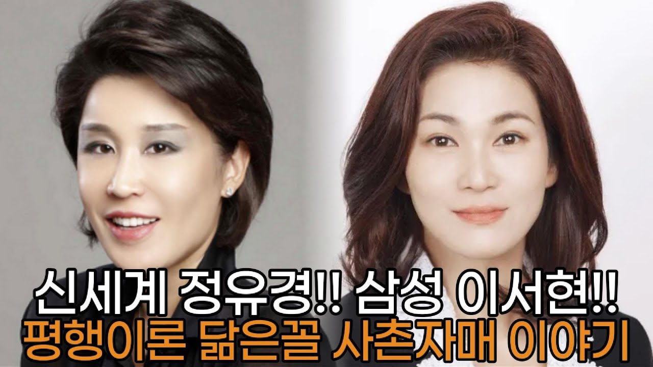신세계 정유경!! 삼성 이서현!! 평행이론 닮은꼴 사촌자매 이야기