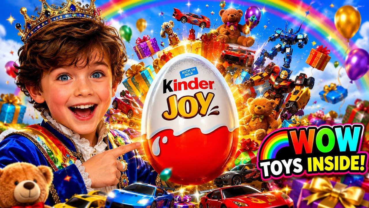 Surprise Inside! Kinder Joy Egg Opening 🍫🎁 | Toy Reveal & Chocolate Fun