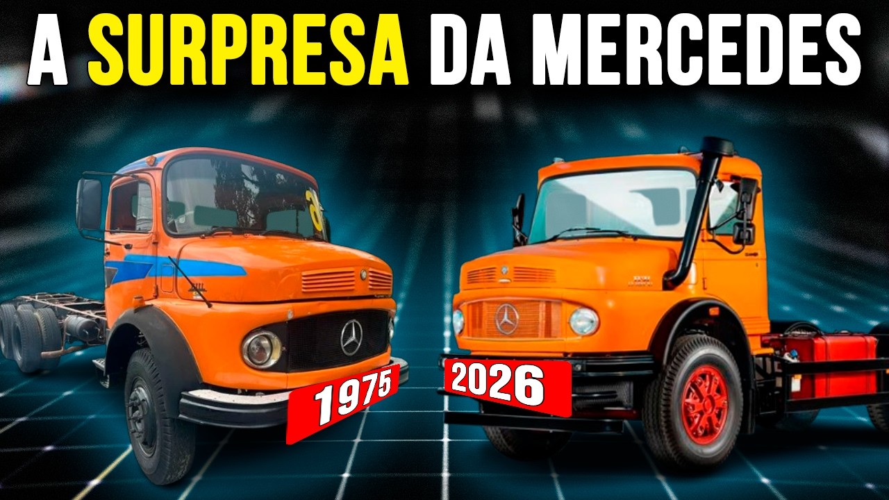 A VOLTA do MERCEDES BENZ 1113 o novo CAMINHÃO REVELADO!! BARATO + PODEROSO? O Retorno de Uma LENDA..