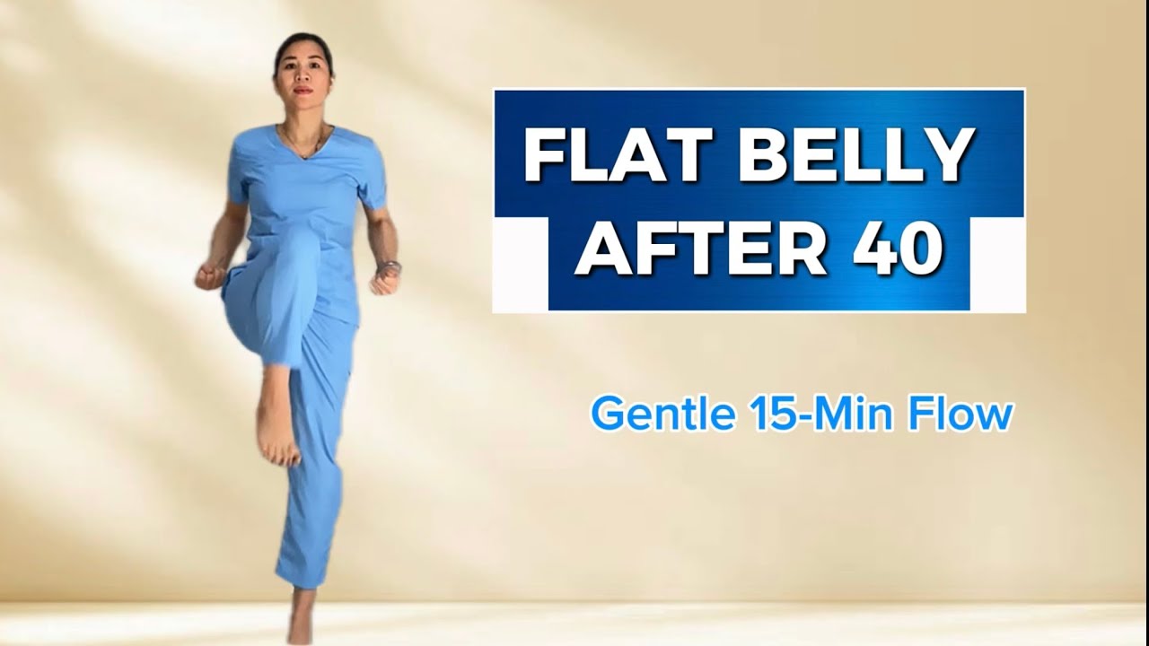 15-Min Gentle Tai Chi for Belly Fat | Safe for Women 40+