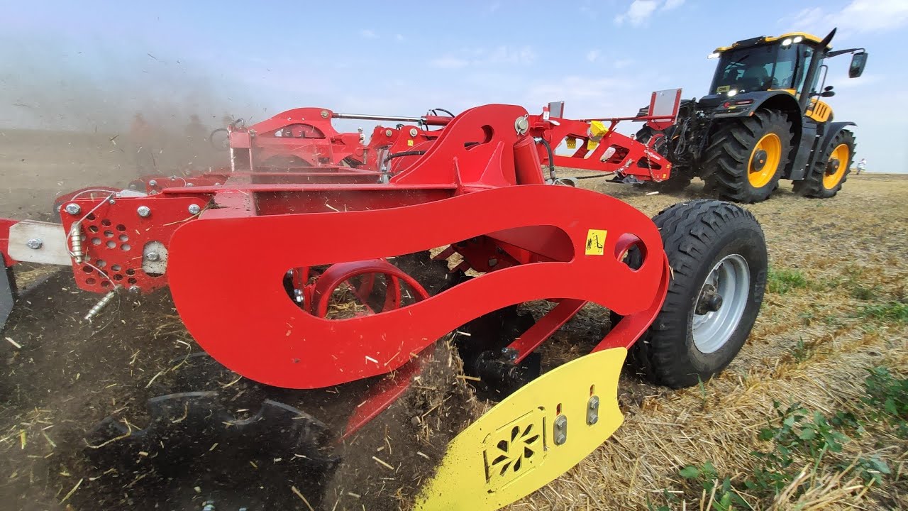 Не ожидал НИКТО! Как работает украинский Дукат 9 с трактор JCB Fastrac 8330 | Дисковая борона