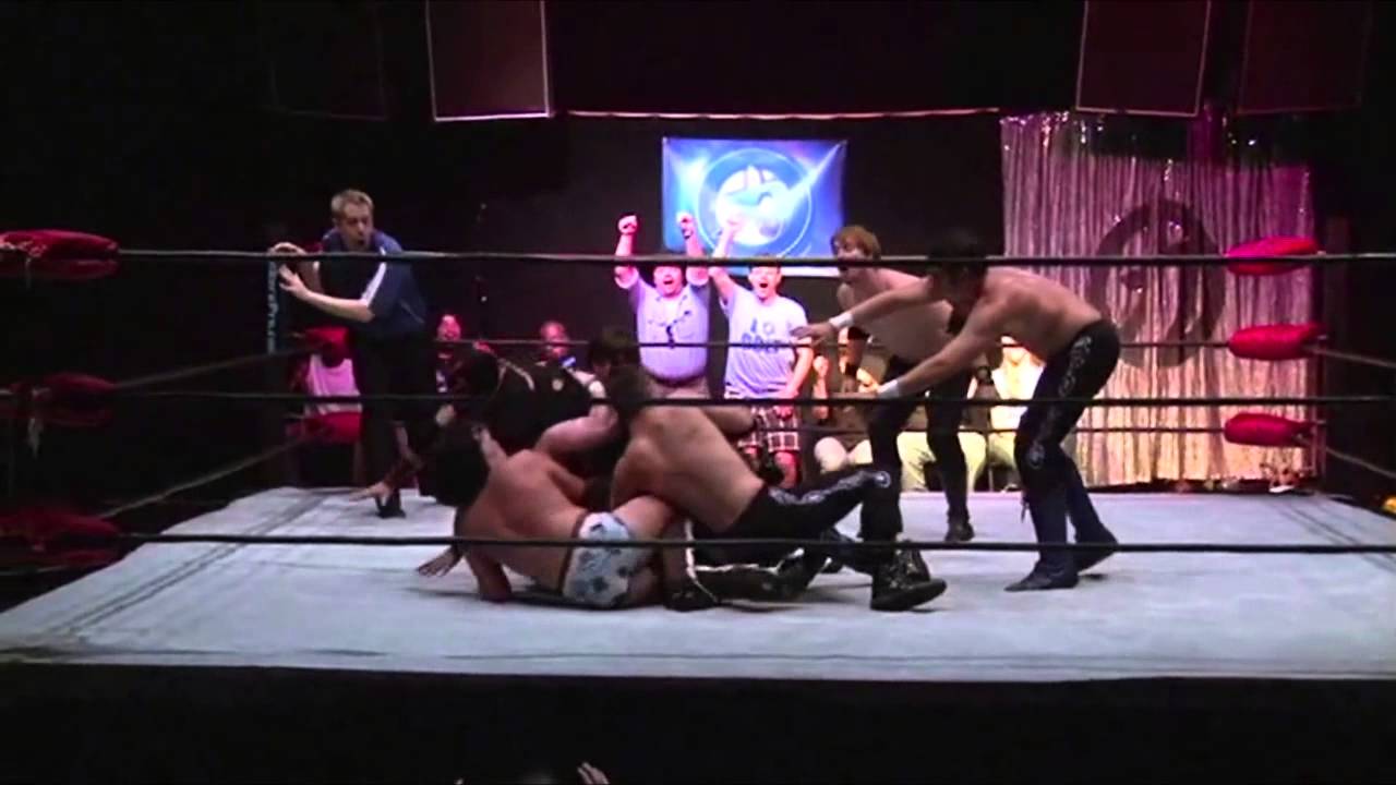 CHIKARA: 8 Man Slow Motion!
