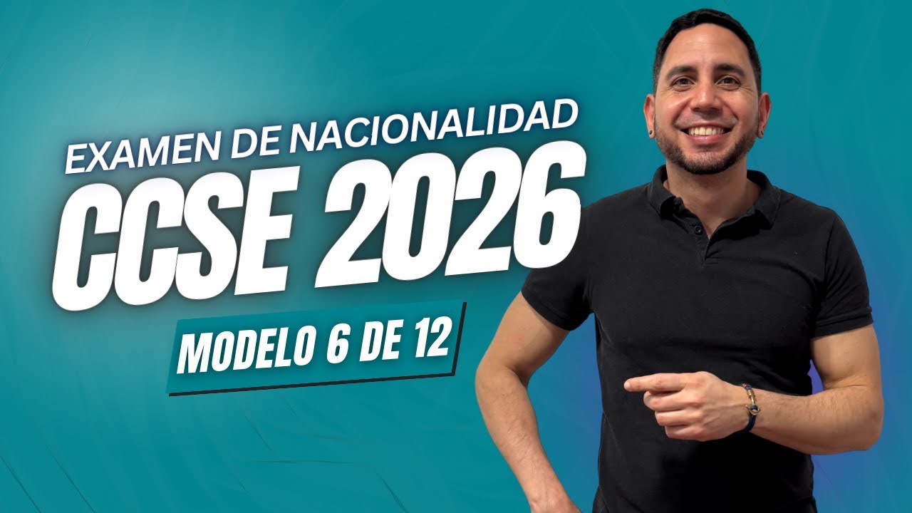CCSE 2026 Preguntas EXAMEN para la NACIONALIDAD ESPAÑOLA | Modelo 06