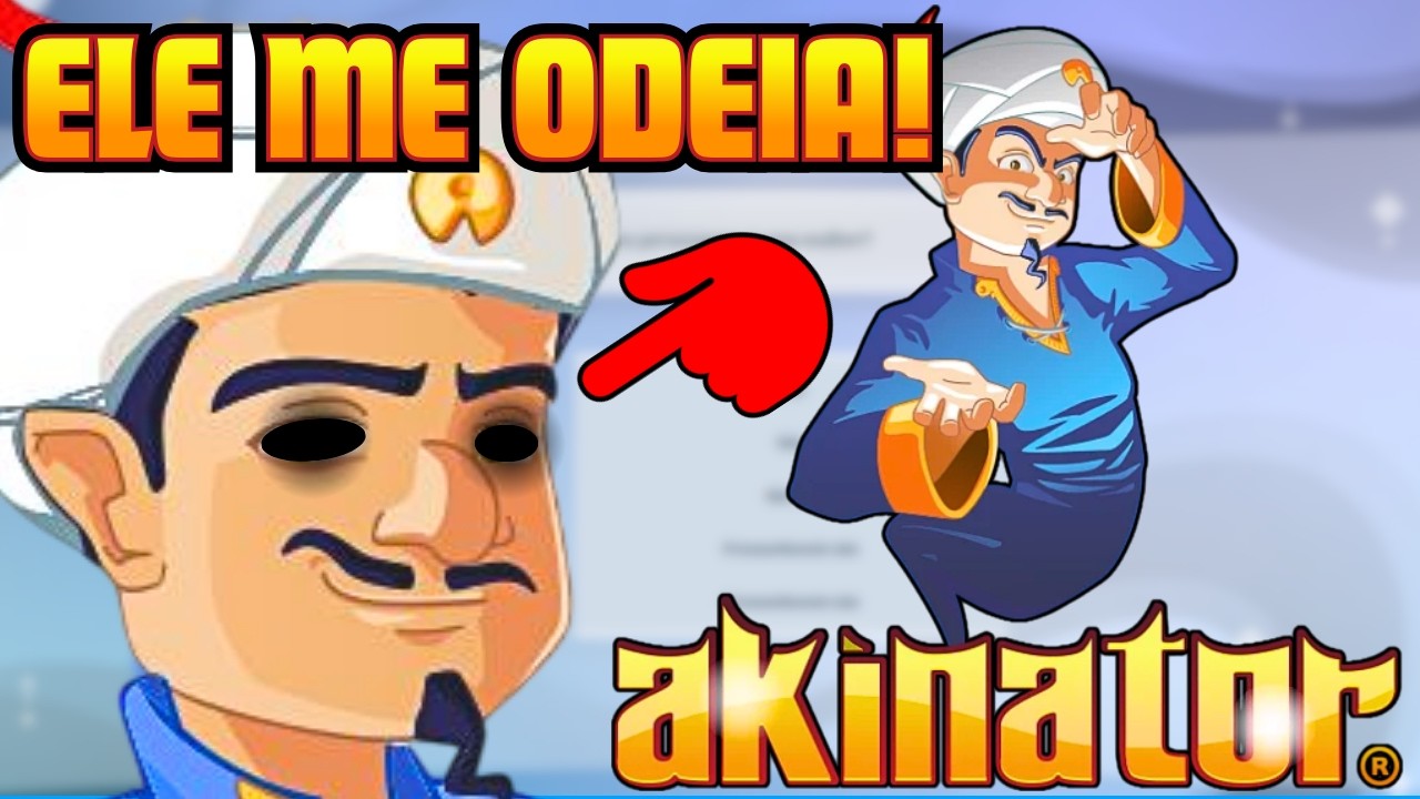 O AKINATOR ME ODEIA!! tentando achar meu canal no Akinator